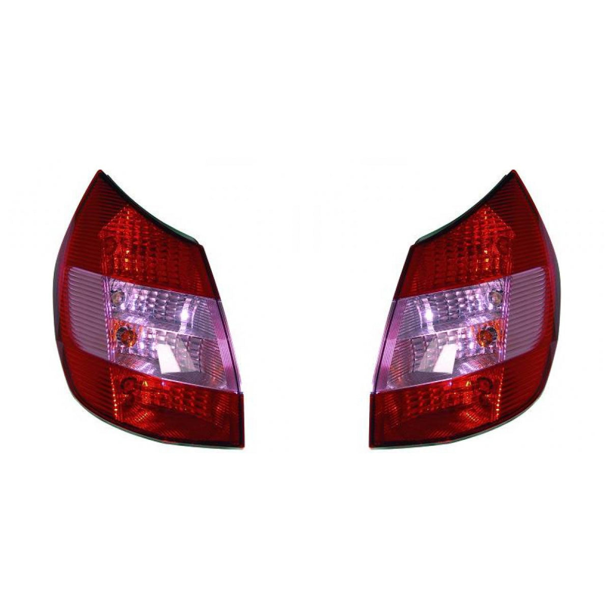 Depo / TYC Rückleuchte rosa SET passt für Renault ScÉnic II JM0 ab 03-06