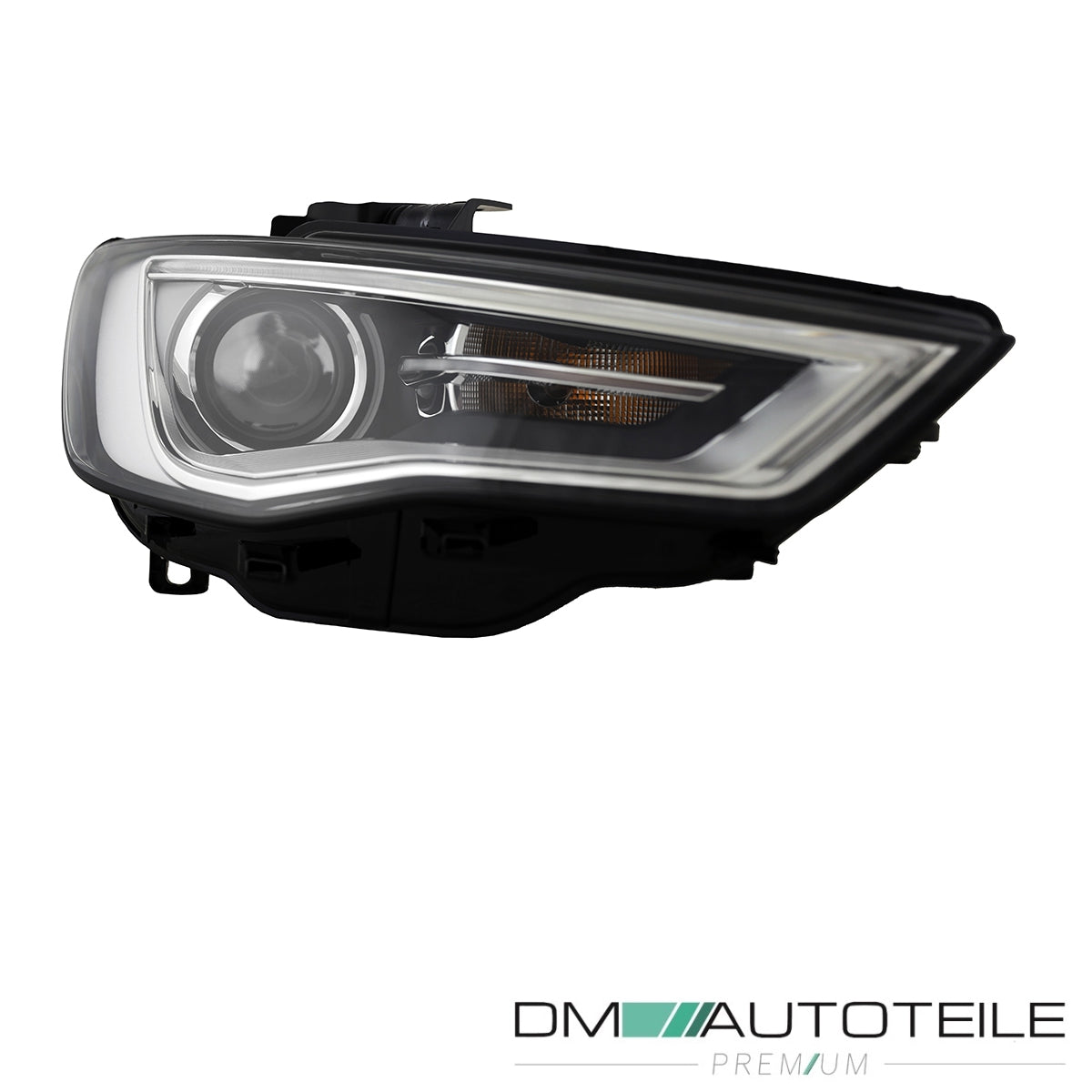 Hella Scheinwerfer +Halogen H7/H15 rechts passt für Audi A3 8V Vorfacelift 12-16
