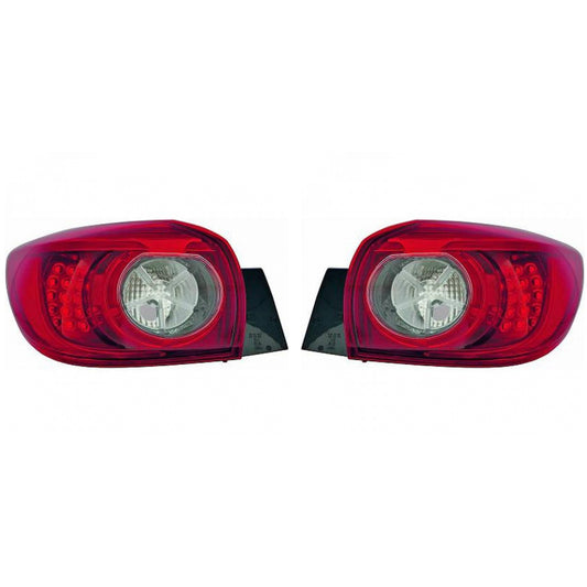 Original Depo / TYC Rückleuchte W21W LED SET passt für Mazda 3 (BM) ab 13-17