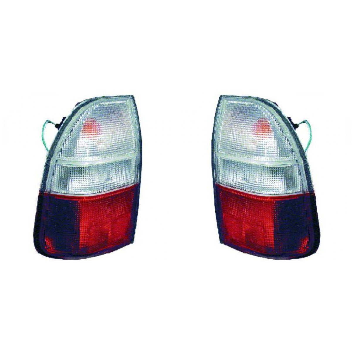 Depo / TYC Rückleuchte rot SET passt für Mitsubishi L200  K7 ab 96-07
