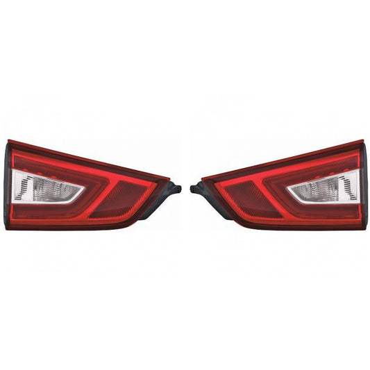 Depo/TYC LED Rückleuchte innen SET passt für Nissan Qashqai II SUV ab 14-18