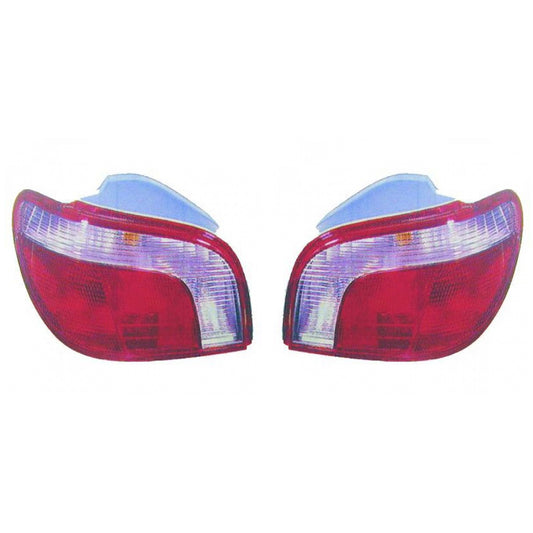 Depo / TYC Rückleuchte SET passt für Toyota Yaris Liftback P1 ab 99-05