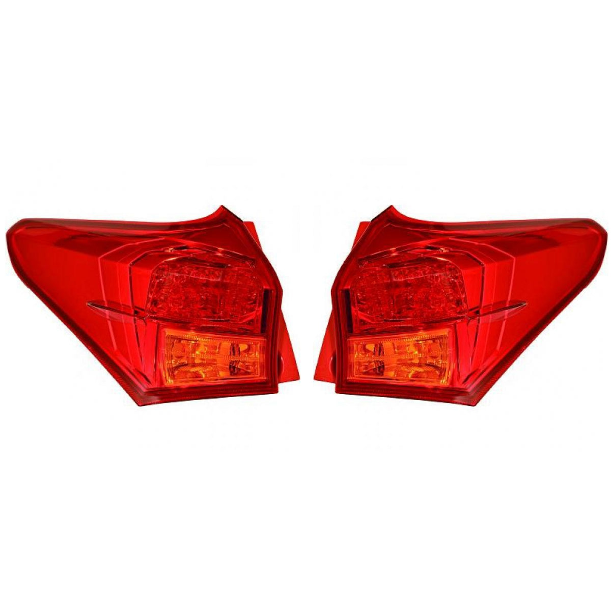 Depo / TYC Rückleuchte LED SET passt für Toyota Auris Kombi (18) ab 13-15