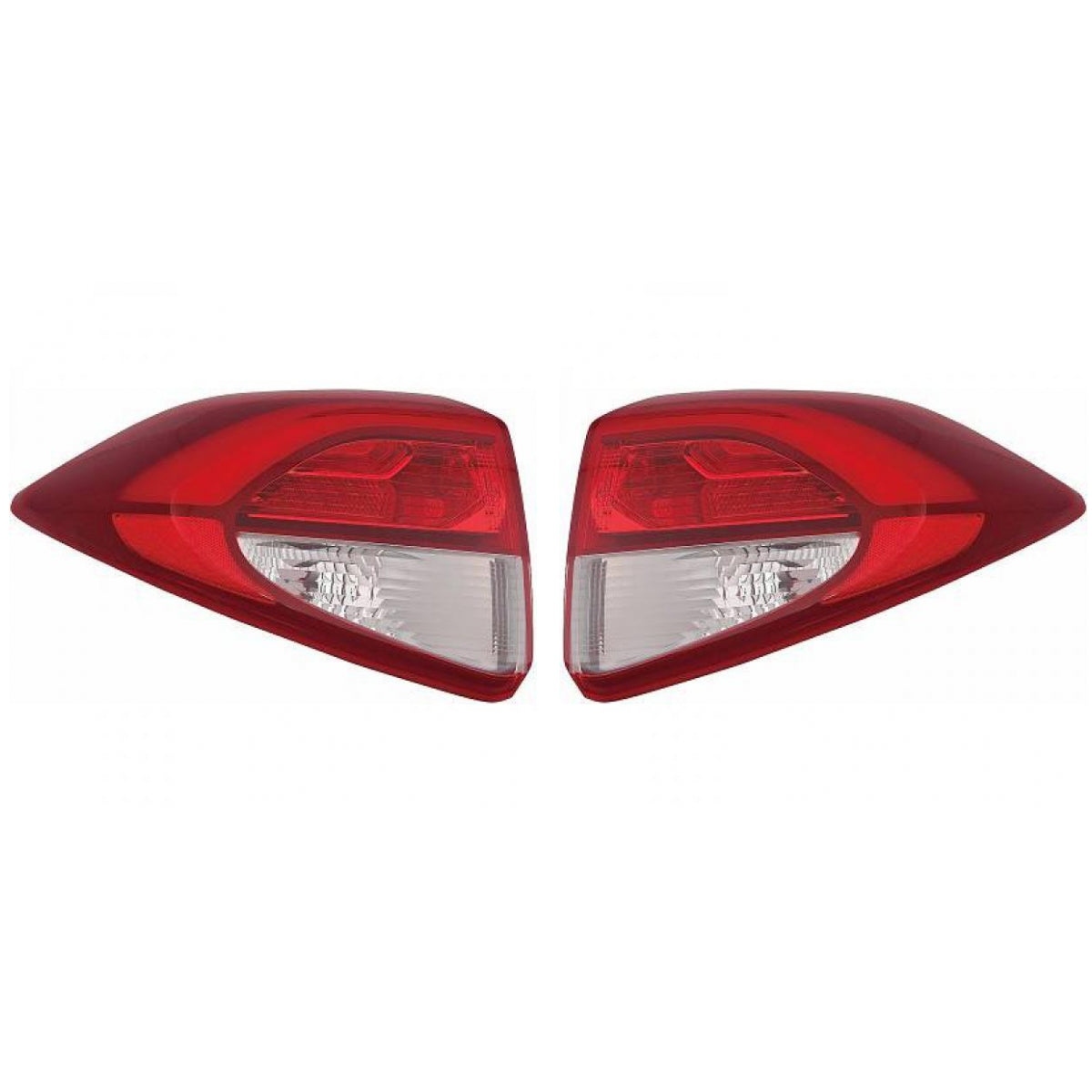 Depo / TYC Rückleuchte LED außen SET passt für Hyundai Tucson (TL) ab 15-18