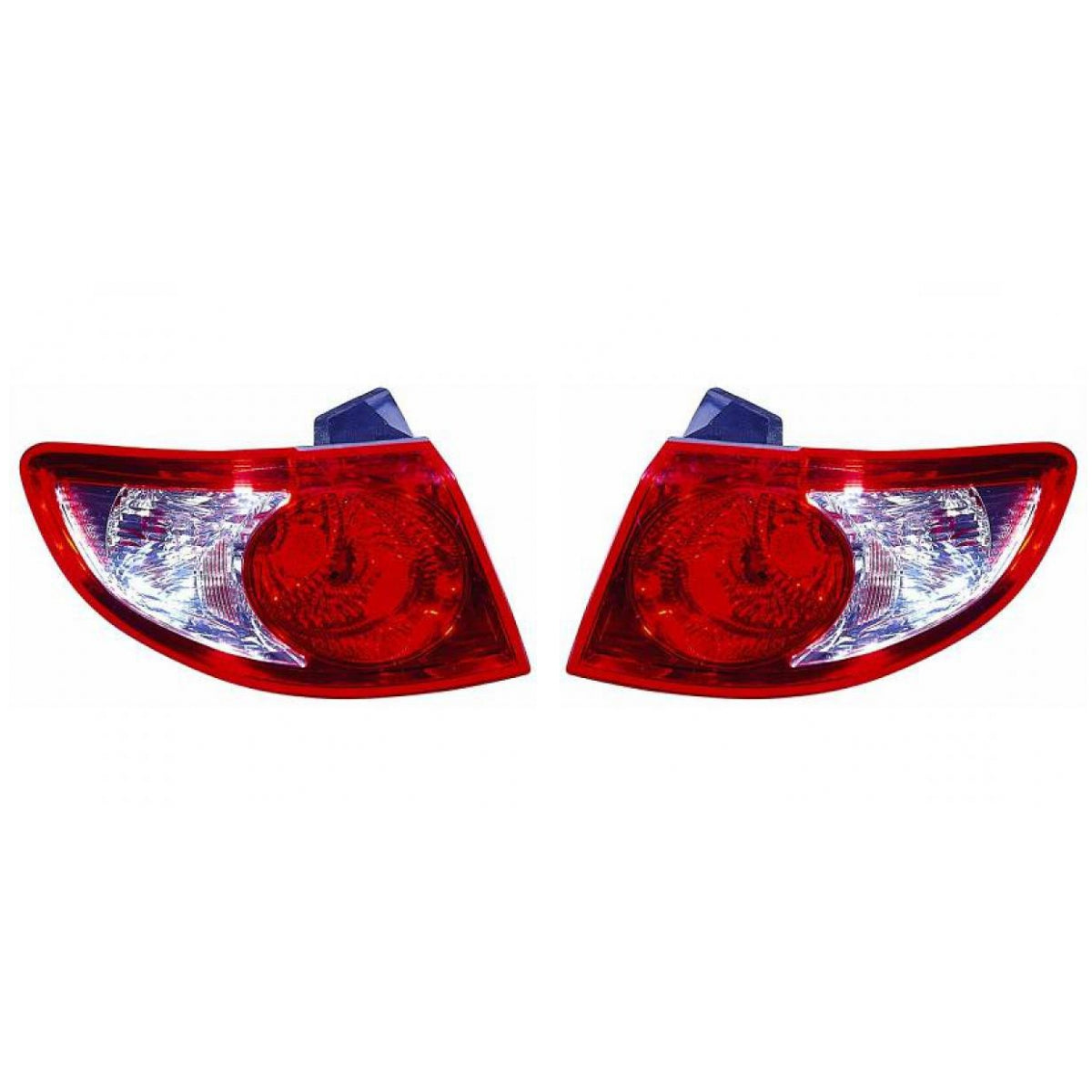 Depo / TYC Rückleuchte außen SET passt für Hyundai SANTA FÉ II (SM) ab 06-09