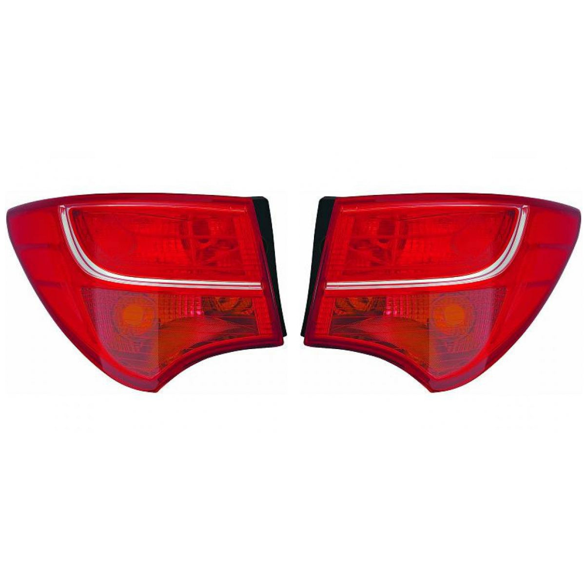 Depo/TYC Rückleuchte SET passt für Hyundai SANTA FÉ III Grand (DM) ab 12-15