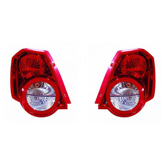 Depo/TYC Rückleuchte SET passt für Chevrolet Aveo/Kalos T250 ab 08-11