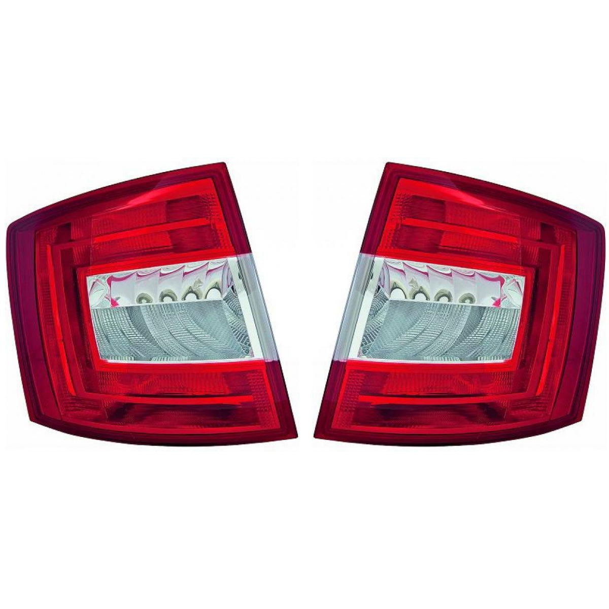 OE Depo / TYC Rückleuchte SET passt für Skoda Octavia IV Combi 5E3 ab 12-16