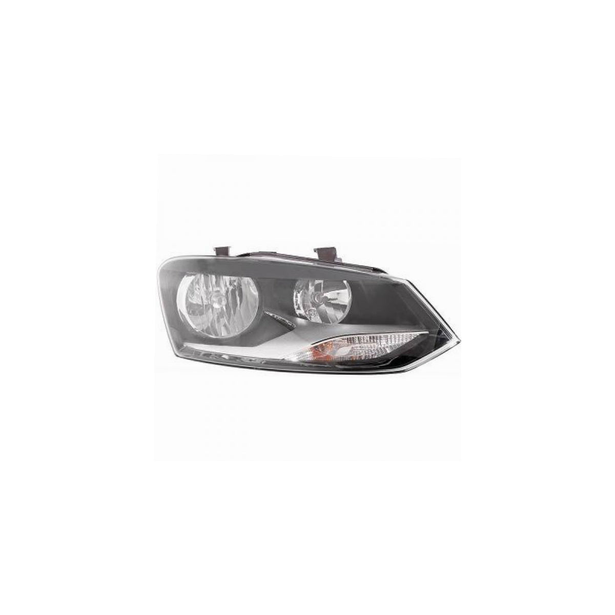 Hella Scheinwerfer Hauptscheinwerfer Frontscheinwerfer rechts H7/H7 mit Motor und Birnen für VW Polo V 6R1 6C1 Baujahr 200...