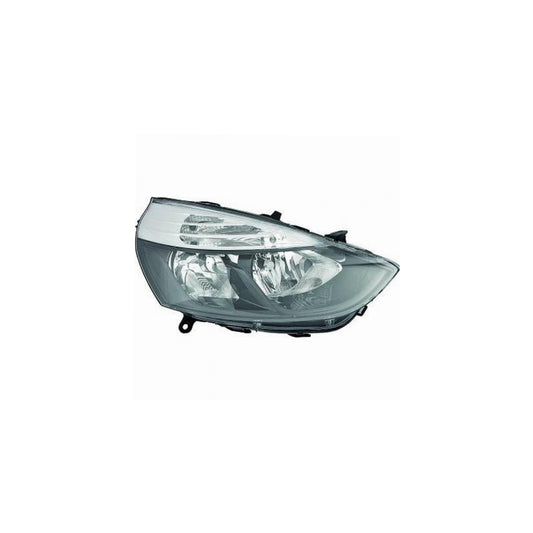 Depo/TYC Scheinwerfer Hauptscheinwerfer Frontscheinwerfer rechts H7 H1 mit Motor für Renault Clio IV BH Vorfacelift Baujah...