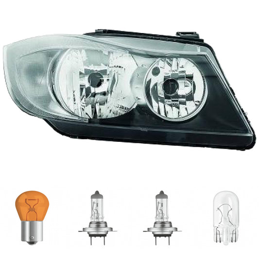 Scheinwerfer H7/H7 ZKW System rechts passt für BMW 3er E90 E91 Limo Touring -08 inklusive Leuchtmittel/Birnen