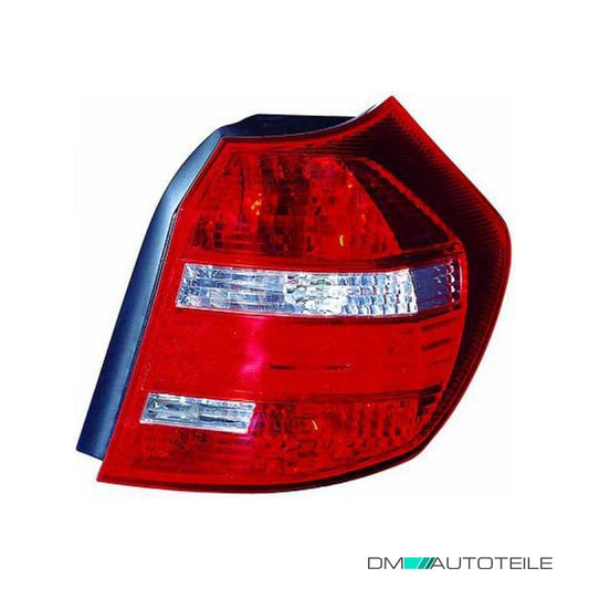 Depo TYC Rückleuchte links rot weiss passt für BMW 1er E87 E81 Facelift 07-13