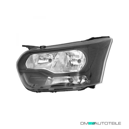 Scheinwerfer H7 schwarz Depo links passt für Ford Transit FCD/FAD/FED ab 14-19