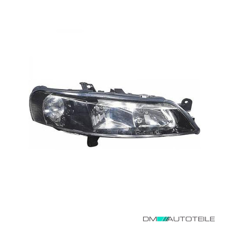 Scheinwerfer schwarz H7 rechts passt für Opel Vectra B CC / Caravan J96 ab 99-03