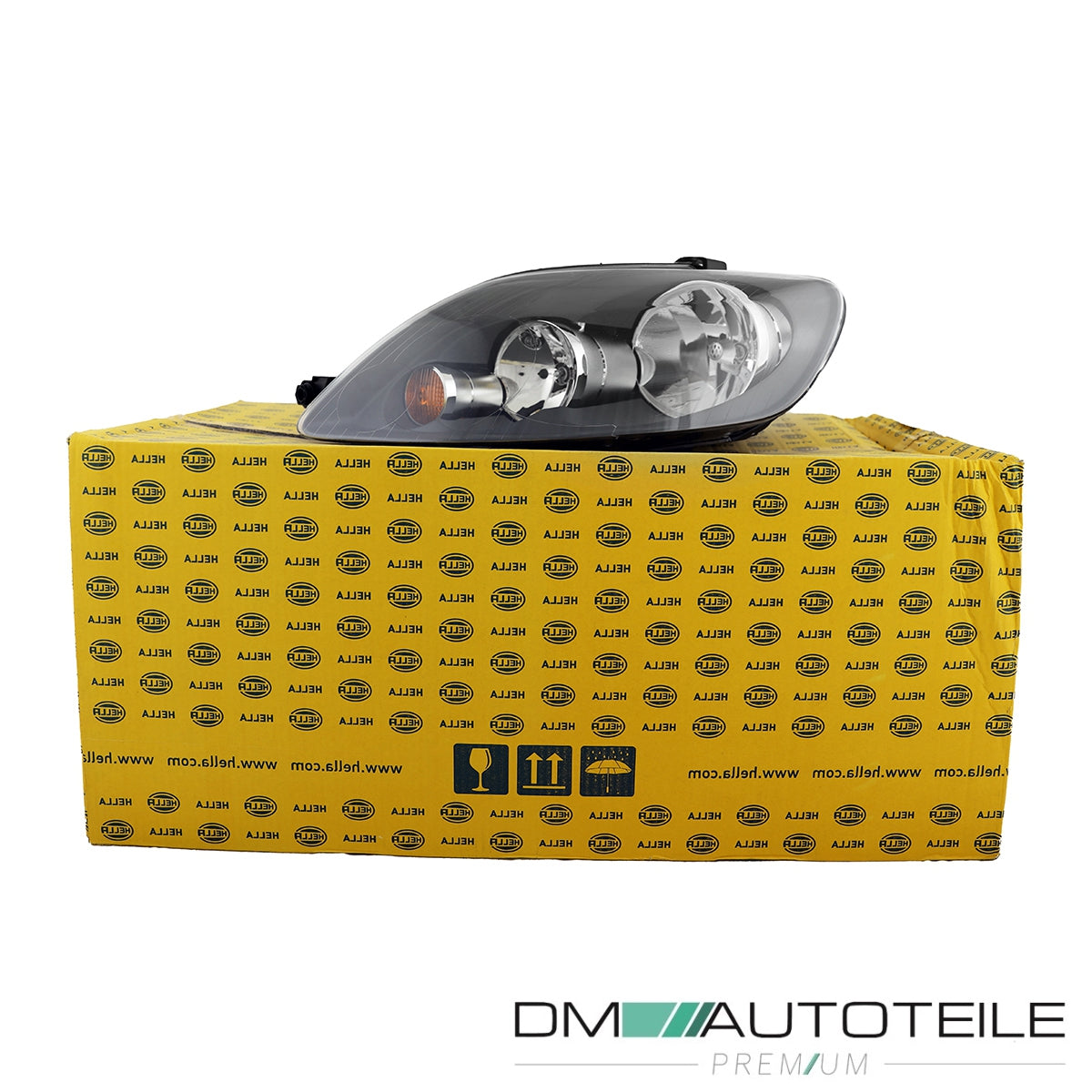 Hella Scheinwerfer H7 Blinker weiß links passt für VW Golf Plus (521) ab 04-08
