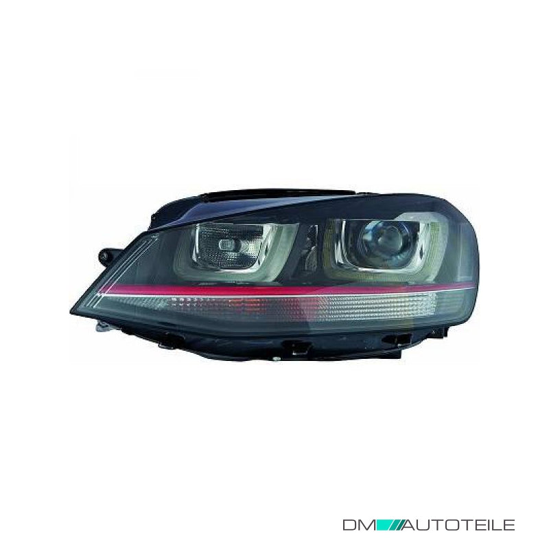 Xenon Scheinwerfer Depo D3S + TGFL links passt für VW Golf VII GTI BE2 ab 13-17