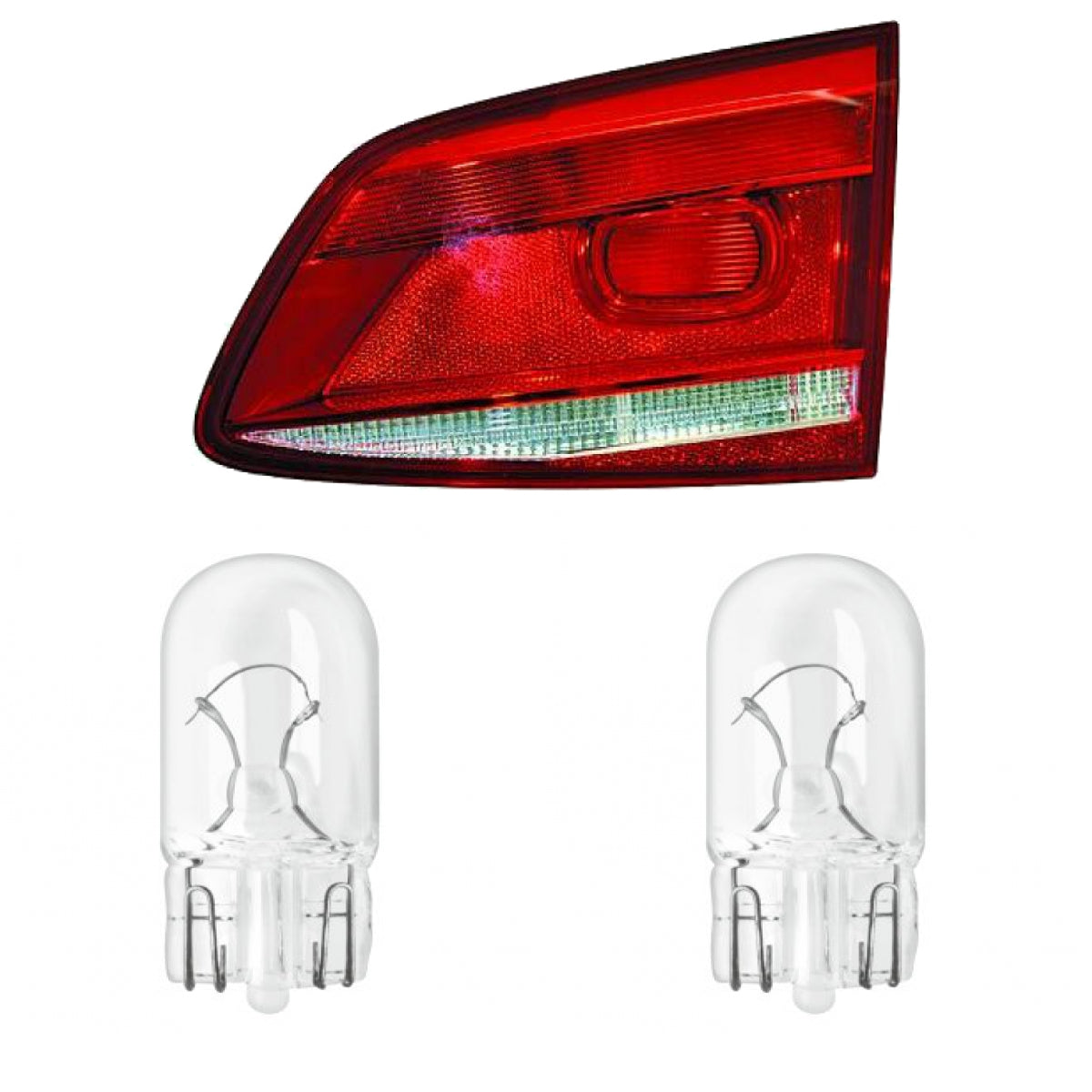 Depo/TYC Rückleuchte rechts passt für VW Passat B7 Variant Alltrack 365 ab 10-14 inklusive Leuchtmittel/Birnen