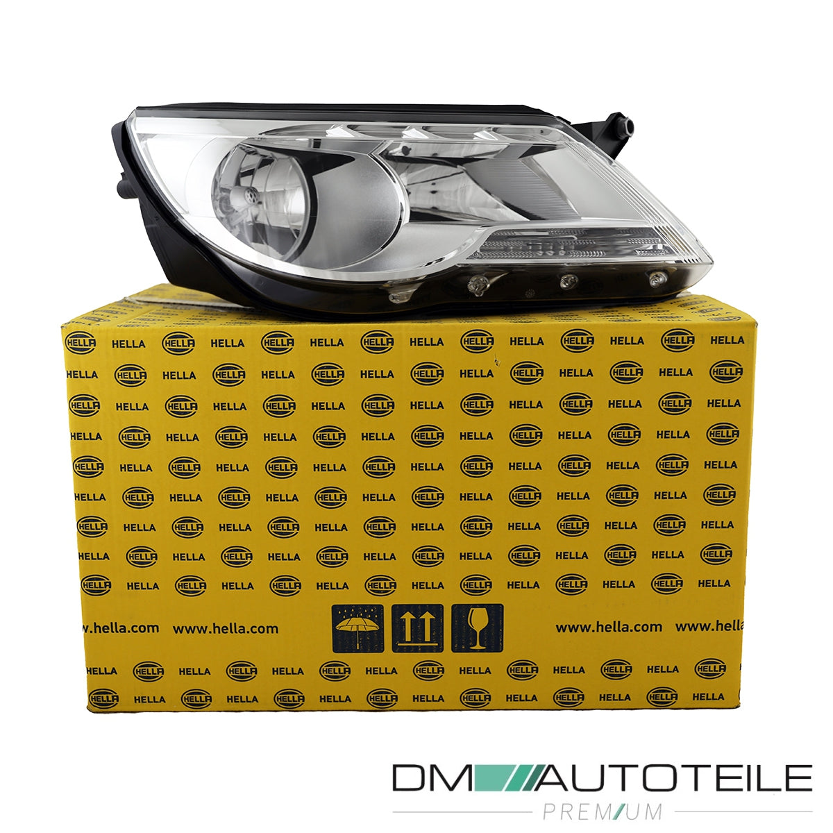 OE Hella FF Halogen H7 Scheinwerfer rechts passt für VW Tiguan (5N_) ab 07-11