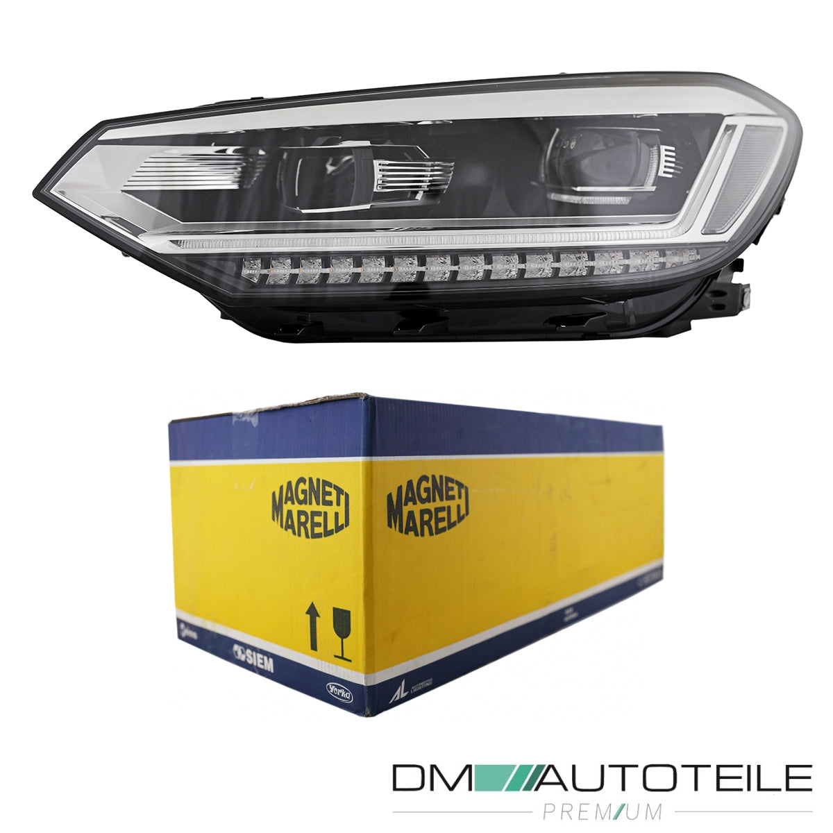 Marelli LED Scheinwerfer mit KVL links passt für VW Touran (5T1) ab Baujahr 15