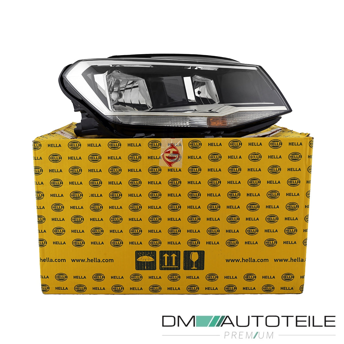 Hella H7 Scheinwerfer rechts passt für VW Caddy IV (SAJ/SAH/SAB/SAA ) ab 15-20