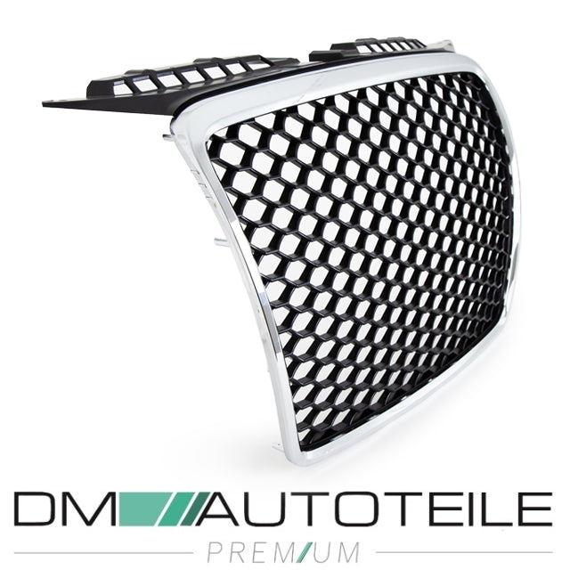 Wabengrill Schwarz Chrom Kühlergrill passt für Audi A3 8P ab 03-08 nicht RS3
