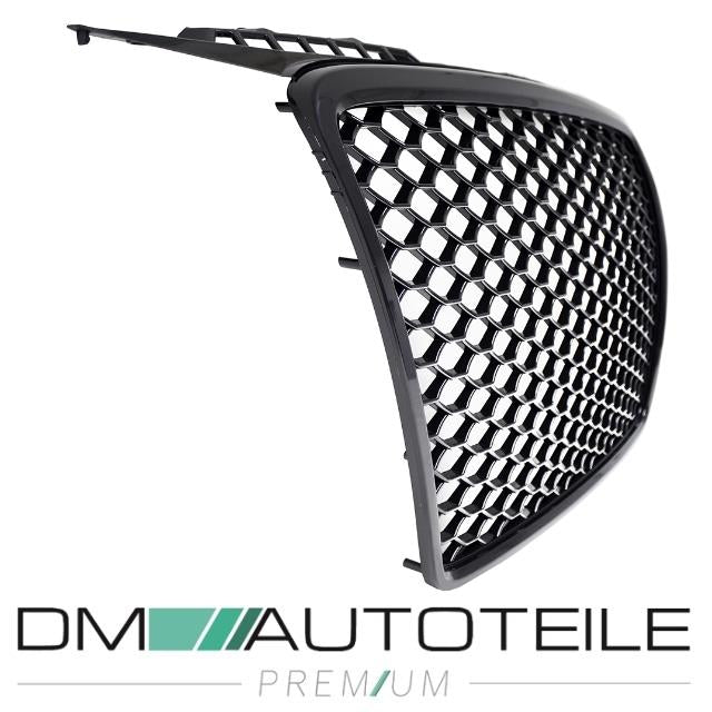 Kühlergrill Waben Grill Schwarz hochglanz passt für Audi A3 8P 03-08 auch RS3