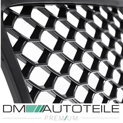 Kühlergrill Waben Grill Schwarz hochglanz passt für Audi A3 8P 03-08 auch RS3