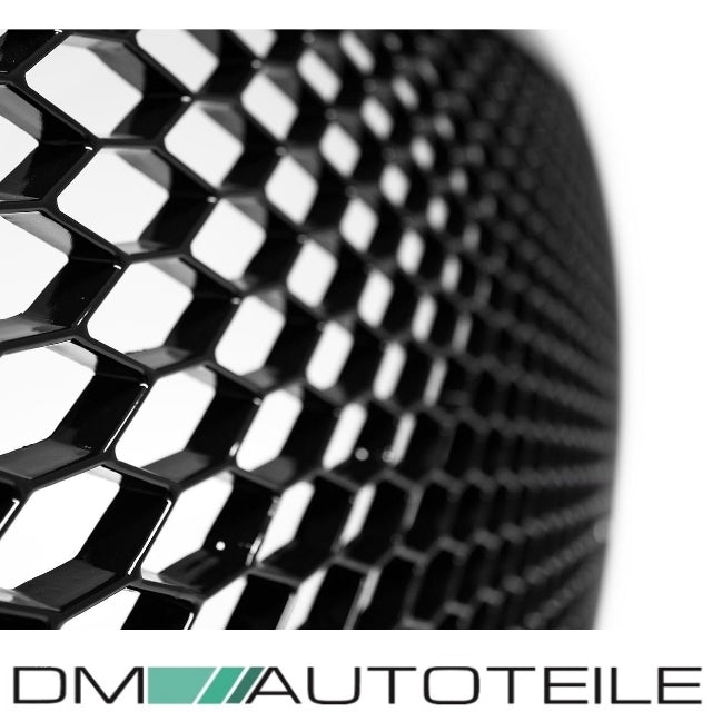 Kühlergrill Wabengrill Schwarz Hochglanz passt für Audi A4 B8 ab 08-12 kein RS4