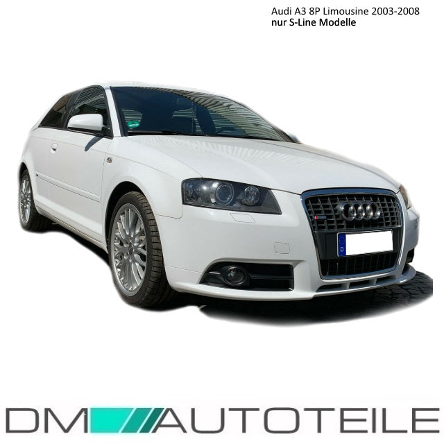 Set Nebelscheinwerfer Smoke Schwarz + H11 passend für Audi A3 8P A4 8E B7