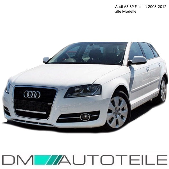 Set Nebelscheinwerfer Smoke Schwarz + H11 passend für Audi A3 8P A4 8E B7