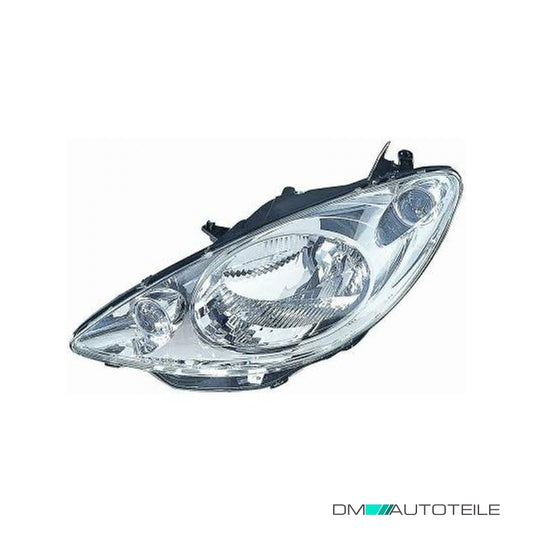 Scheinwerfer H4 links passt für Peugeot 107 Vorfacelift ab Baujahr 2012-2014