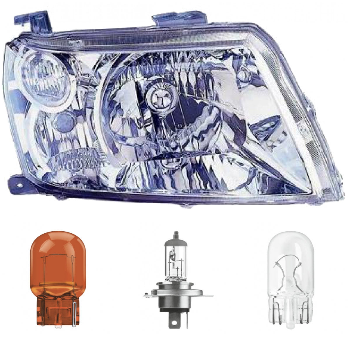 Scheinwerfer Depo H4 rechts passt für Suzuki Grand Vitara (JT) II ab 05-12 inklusive Leuchtmittel/Birnen