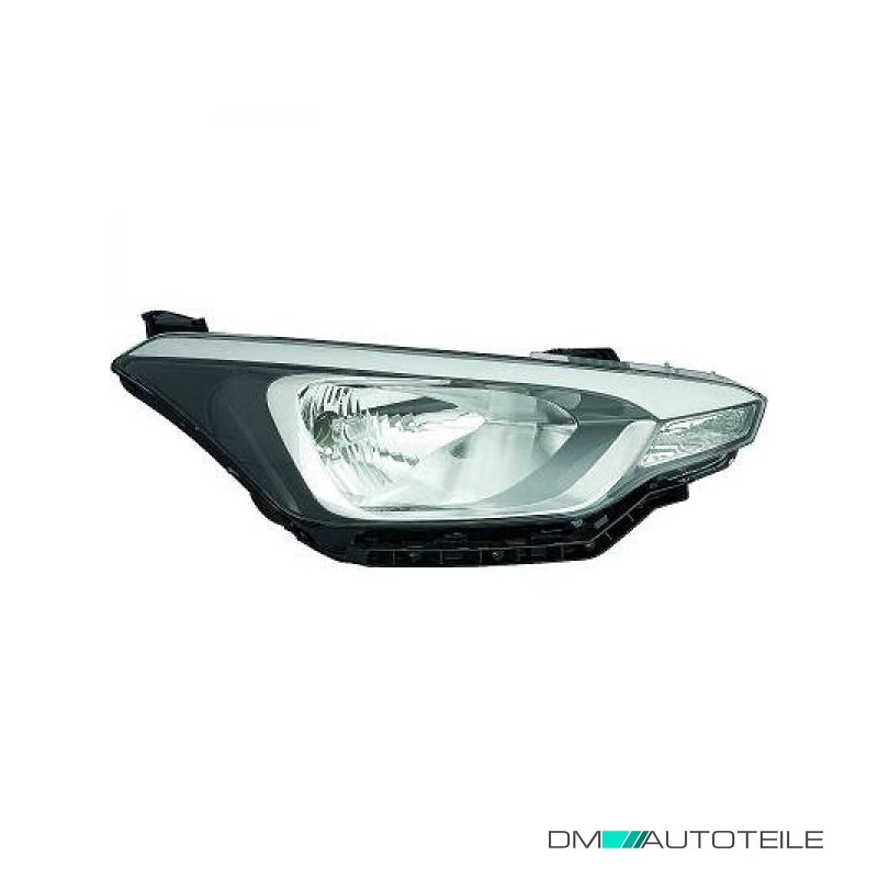 Scheinwerfer schwarz H4 rechts passt für Hyundai i20 Active (GB) ab 14-20