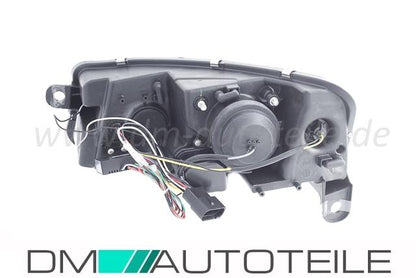 Audi A6 4F Klarglas Chrom Scheinwerfer Rechts & Links mit echtem Tagfahrlicht 04-08