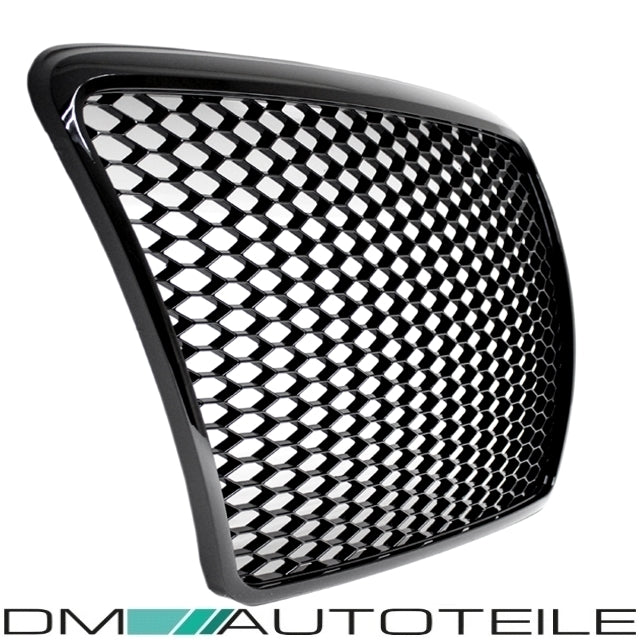 Kühlergrill Wabengrill Schwarz glanz passend für Audi A6 C6 4F Facelift 08-11
