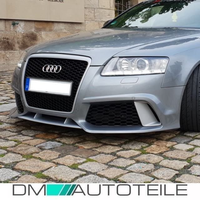 Sport-Stoßstange vorne + Wabengrill passt für Audi A6 4F ab 2004-2011 kein RS6