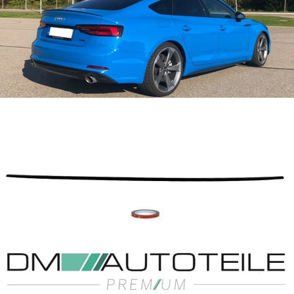 SET Sport-Heckspoiler Hecklippe Carbon Look passt für Audi A5 B9 Sportback ab Baujahr 2016-2020 auch RS