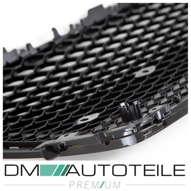 Kühlergrill Grill Wabendesign hochglanz Schwarz lackiert passt für Audi A5 8T Baujahr 2007-2011