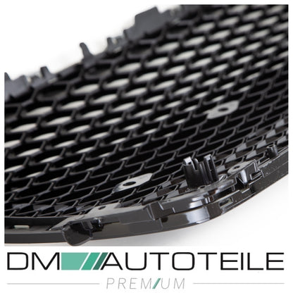 Kühlergrill Grill Wabendesign hochglanz Schwarz lackiert passt für Audi A5 8T Baujahr 2007-2011
