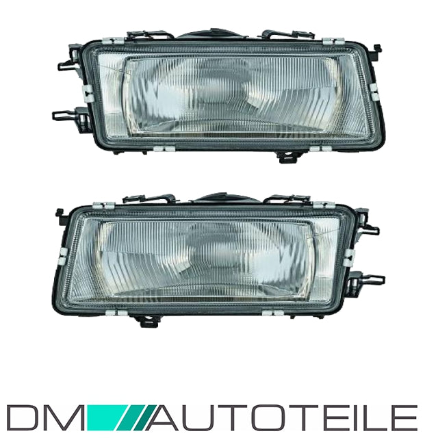 Scheinwerfer Halogen H4 SET passend für Audi 80 B3 ab Baujahr 1986-1991