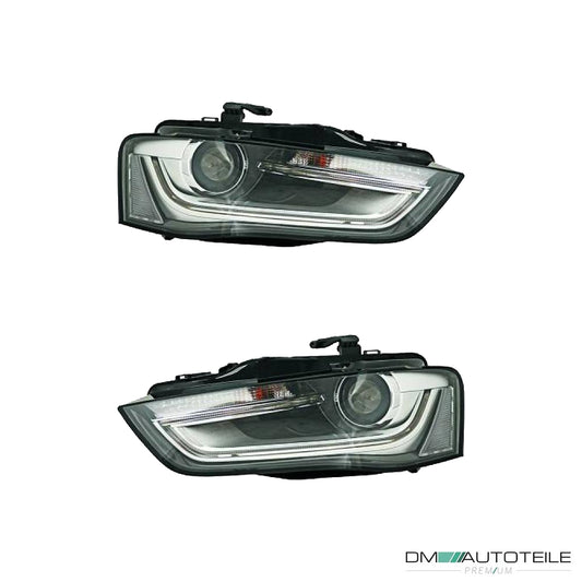 Original Marelli Scheinwerfer D3S SET passt für Audi A4 B8 Facelift 2011-2015