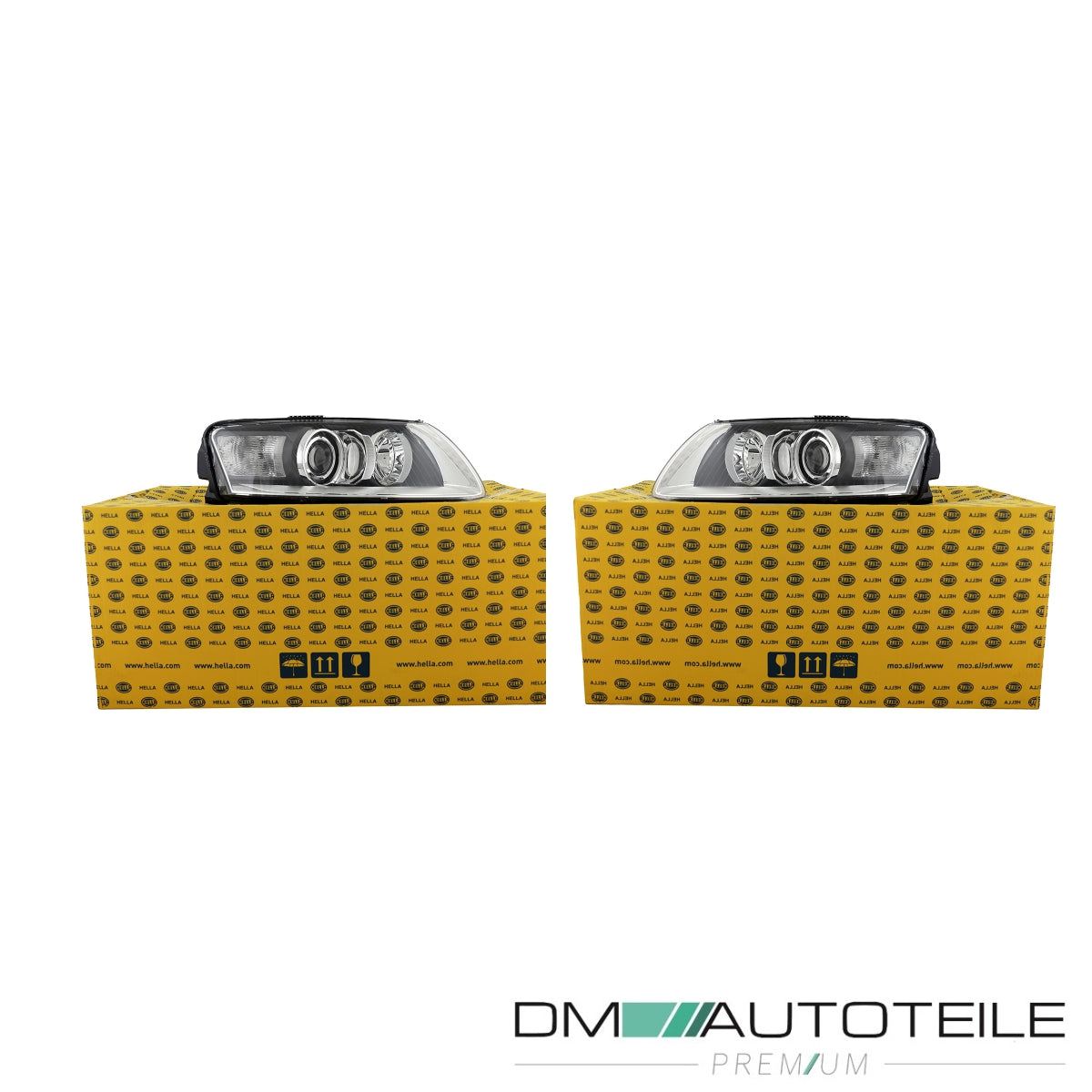 Original Hella Scheinwerfer D2S SET passt für Audi A6 C6 Vorfacelift ab 04-08