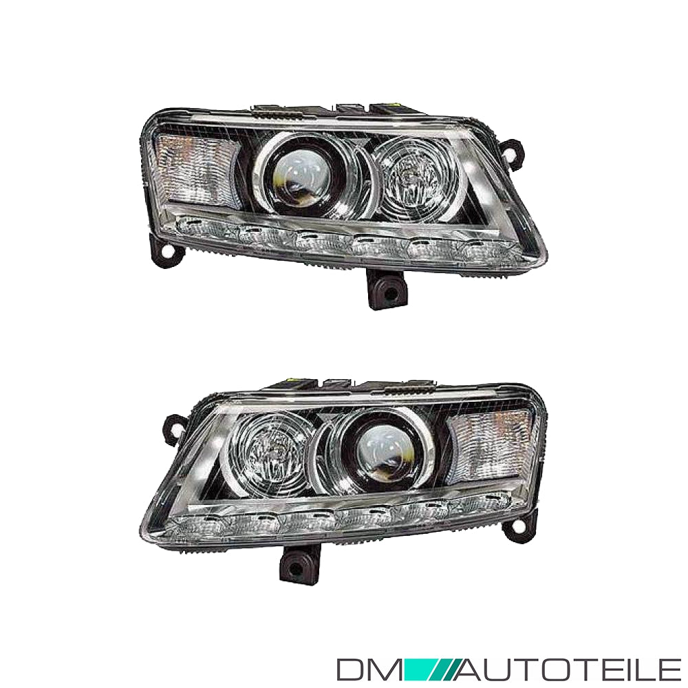 Xenon Scheinwerfer D3S/H7 SET passt für Audi A6 C6 Facelift mit LED 2008-2011