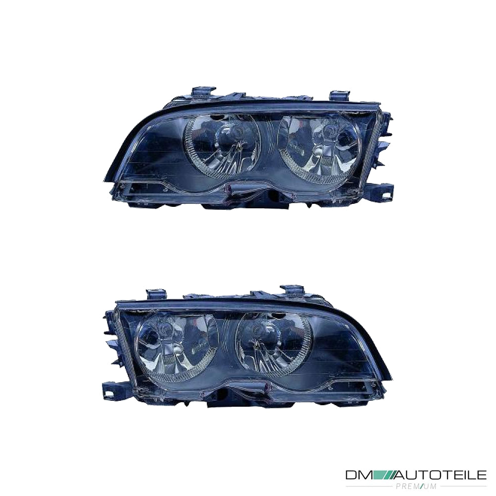 Bosch Scheinwerfer SET H7 schwarz passt für BMW 3er (E46) ab Baujahr 98-01