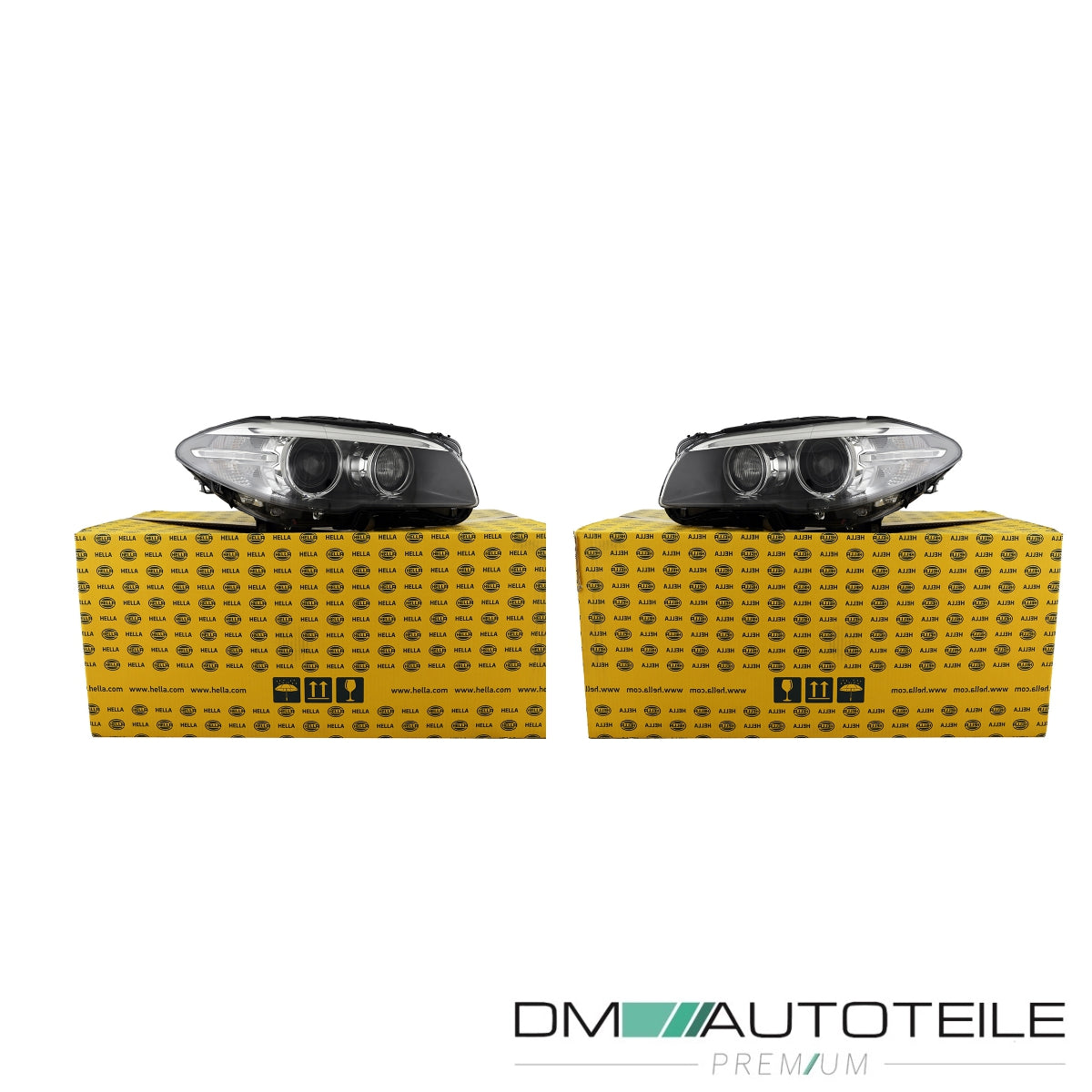 Bi-Xenon Hella Scheinwerfer D1S + LED SET passt für BMW 5er F10/F11 ab 13-17