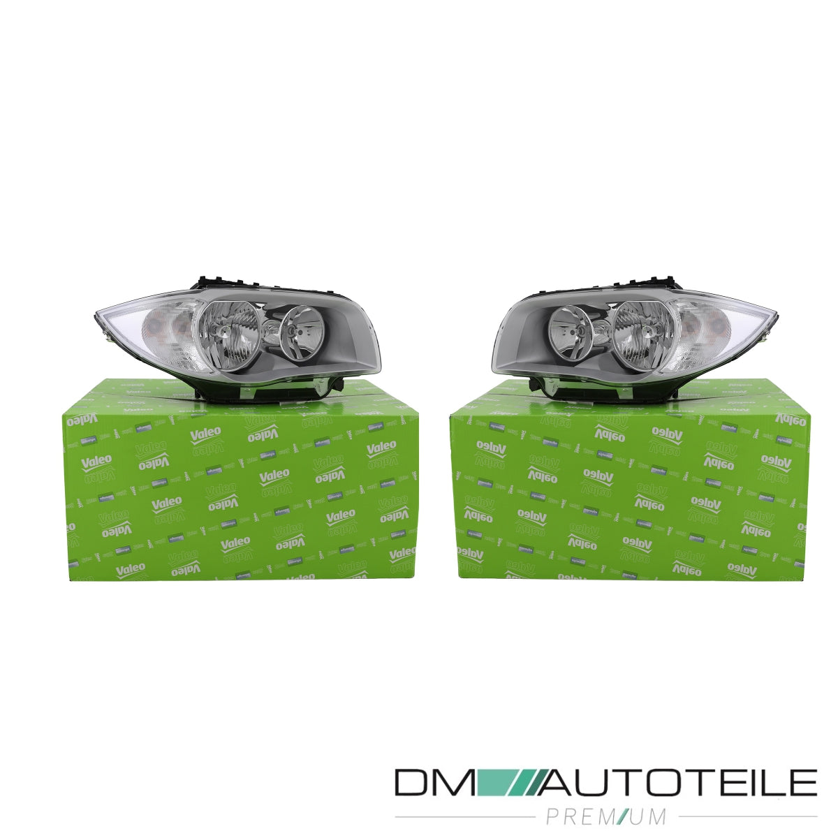 Original Valeo Halogen H7/H7 Scheinwerfer SET passt für BMW 1er E81 E87 04-07