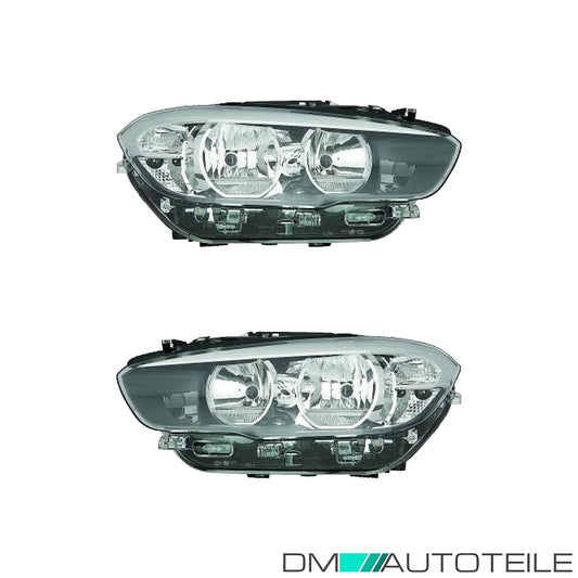 Halogen Scheinwerfer H7/H7 SET passend für BMW 1er F20 F21 Facelift ab 15-19