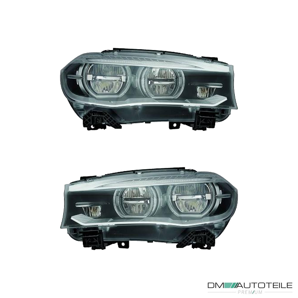 Marelli Scheinwerfer LED SET passt für BMW X5 X6 Blinkerfarbe Orange ab 13-18