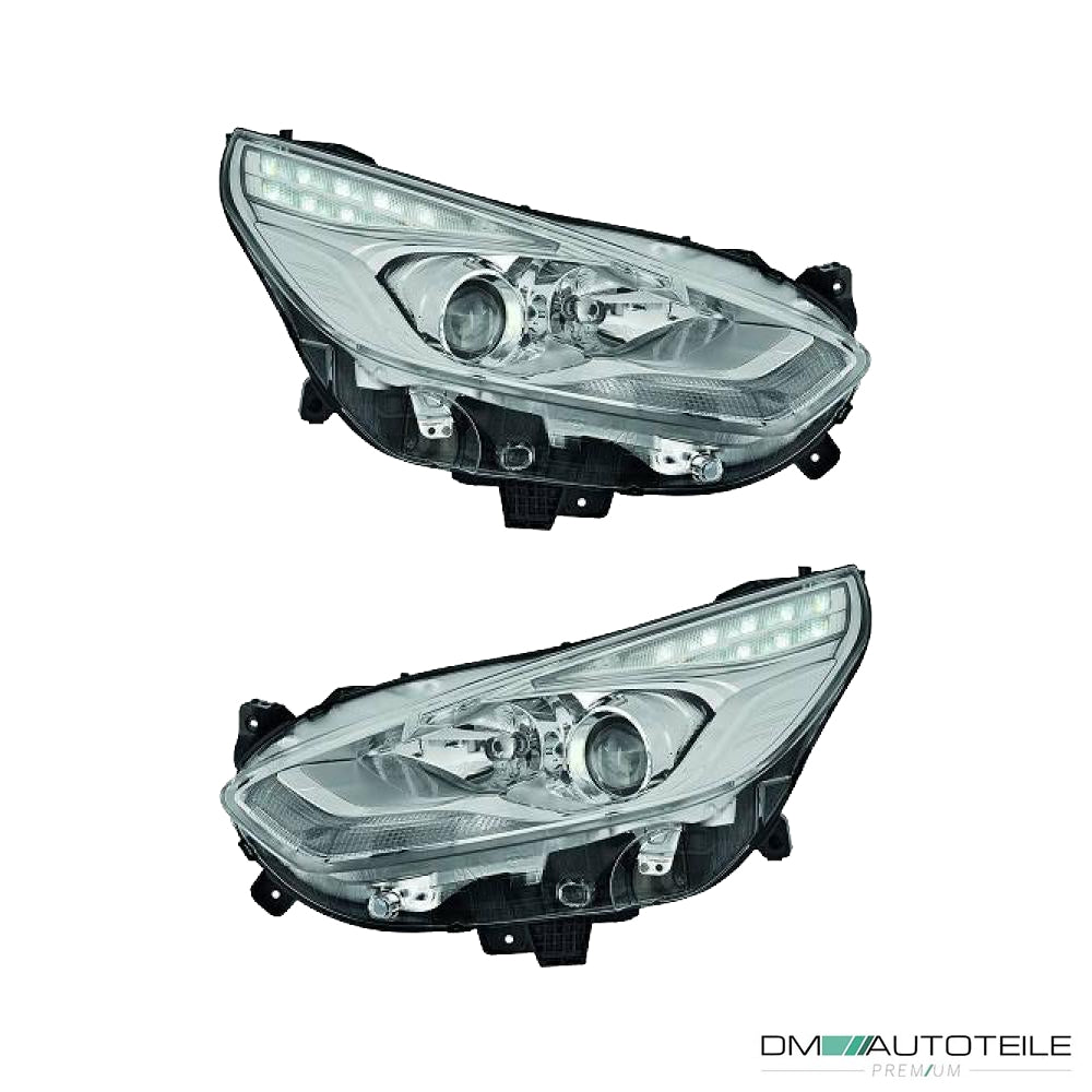 Valeo Halogen H7 Scheinwerfer SET passt für Ford Galaxy Vorfacelift ab 15-19