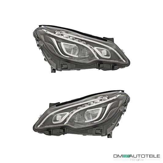 Hella Scheinwerfer + LED SET passt für Mercedes E-Klasse (C207/A207) ab 13-17